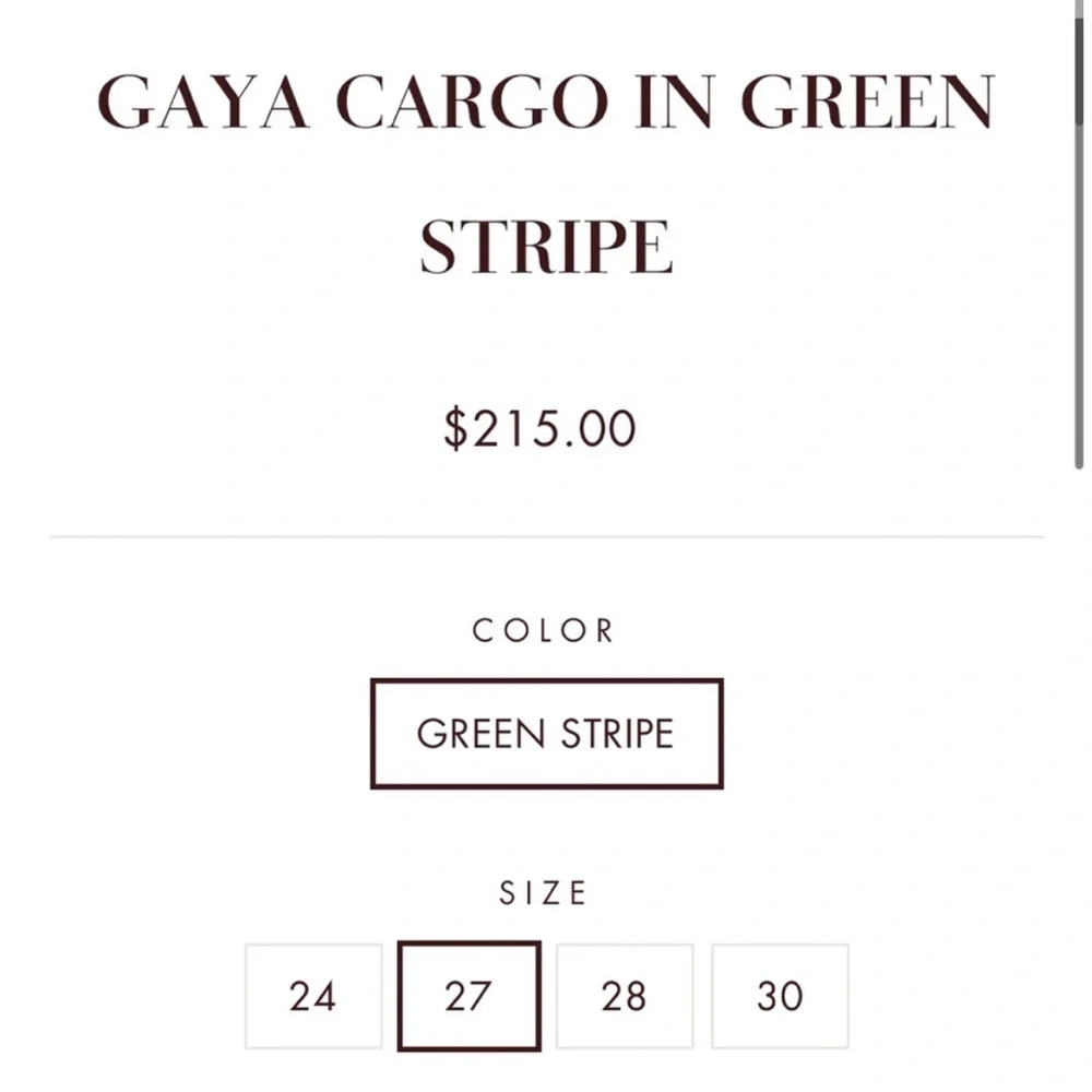 Flog Gaya cargo pants size 25 - Picture 3 of 12